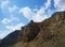 Geologic formations seen along the road from North Fork Highway in Wyoming