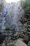 Geological Feature of Los Tercios waterfall near Suchitoto