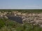 Geological Formation in Kansas\\\' Little Jerusalem State Park with Yucca in Foreground