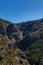 Geological formation near the waterfall of Fisgas de Ermelo