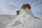 Geological formation in white sands new mexico usa