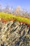 Geological layer of Norwegian mountain