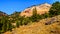 Geological Sandstone formation along the Kolob Terrace Road in Zion National Park