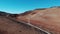 Geological tests at the base of the volcano. Seismic activity test. Teide National Park, Tenerife, Spain