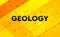 Geology abstract digital banner yellow background