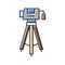 geology measuring gadget color icon vector illustration