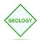 Geology modern abstract green diamond button