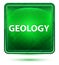 Geology Neon Light Green Square Button