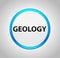 Geology Round Blue Push Button