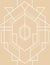 Geometric abstract background in set sail champagne color