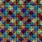 Geometric abstract diagonal plaid pattern in low poly pixel art style.