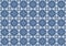 Geometric Abstract Mosaic Blue Print Textile Dimond Pattern Repeat Background