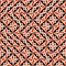 Geometric abstract pattern in midcentury style. Seamless 