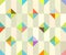 Geometric abstract seamless pattern. Patchwork motif background