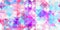 Geometric background pattern. Pink blue lilac violet white. Seamless shambolic common triangles color geometric modernism style