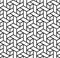 Geometric black and white graphic design print 3d cubes pattern