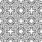 geometric black and white hipster fashion pillow islamic star pattern