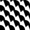 Geometric black and white pattern / background. Seamlessly repeatable.