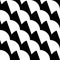 Geometric black and white pattern / background. Seamlessly repeatable.