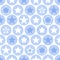 Geometric boys kids circles and stars seamless pattern on white