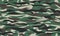 Geometric camo, seamless pattern. Abstract military or hunting camouflage background.