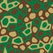 Geometric camouflage. Modern urban camo print for fabric. Green camo pattern, abstract geometric background. Seamless mosaic textu