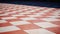 Geometric Checkered Pattern On Floor: A Muted Colorscape Mastery