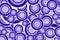 Geometric circle abstract pattern in gradient violet