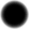 Geometric circle element, shape. Segmented circle vector illustration. Abstract black circle icon. Random, scatter circle