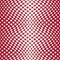 Geometric circles gradient halftone seamless red pattern