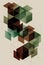 Geometric Cube Background