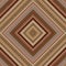 Geometric decorative  pattern with brown ethnic motifs