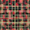 A geometric design with squares and rectangles arranged in a plaid pattern, in shades of red and black4, Generative AI