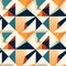 Geometric Design Vibrant Triangles With Contrasting Shadows