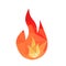 Geometric Fire Icon