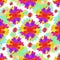 Geometric Floral Motif Modern Pattern