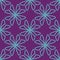 Geometric flower cutout purple and blue vector repeat surface pattern design