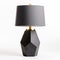Geometric Grey Table Lamp: Bold And Angular Design