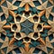 Geometric Kaleidoscope Pattern for Seamless Tiles. Perfect for Web Design.