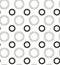 The geometric lineal pattern. Seamless vector background. Black and white texture