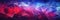 Geometric Lines Abstract Crystalline Red Blue Purple Panoramic Background