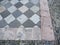 Geometric lines of historic outdoor floors