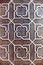 Geometric muslim mosaic in Islamic mosque, beautiful Arabic tile pattern and mosaic on the wall and doors of mosque in Casablanca