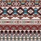 Geometric ornament for ceramics, wallpaper, textile, web, cards. Ethnic pattern. Border ornament. Native american design