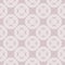 Geometric ornament in pastel colors, pale purple and pink, circular grid, repeat tiles.