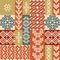 Geometric patchwork pattern