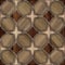 Geometric pattern decor mosaic wooden floor and wall tile background