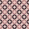 Geometric pattern. Japanese shippou seven treasures traditional background in brown and pink for wallpaper, digital paper, dress.