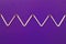 Geometric pattern on a purple background from matches. Development Learning Concept