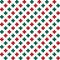 Geometric pattern seamless plus sign green red